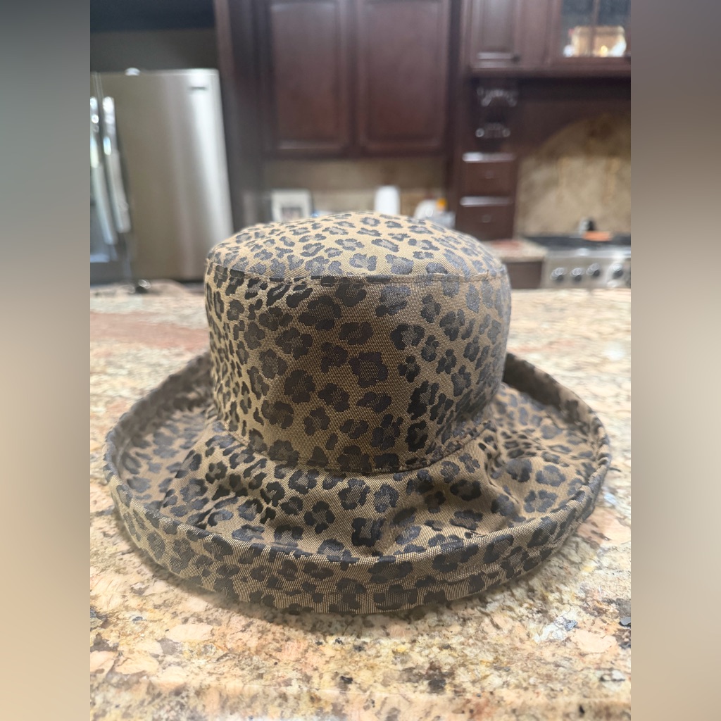 Fendi Leopard Print Hat